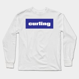 Curling Winter Sports Long Sleeve T-Shirt